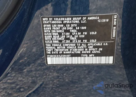 2020 Volkswagen Atlas Cross Sport 2.0T Se W/Technology/2.0T Se W/Technology R-Line from USA, damaged, VIN 1V26C2CA1LC204437